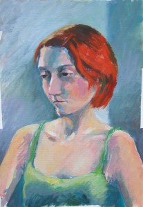 Portrait of young woman