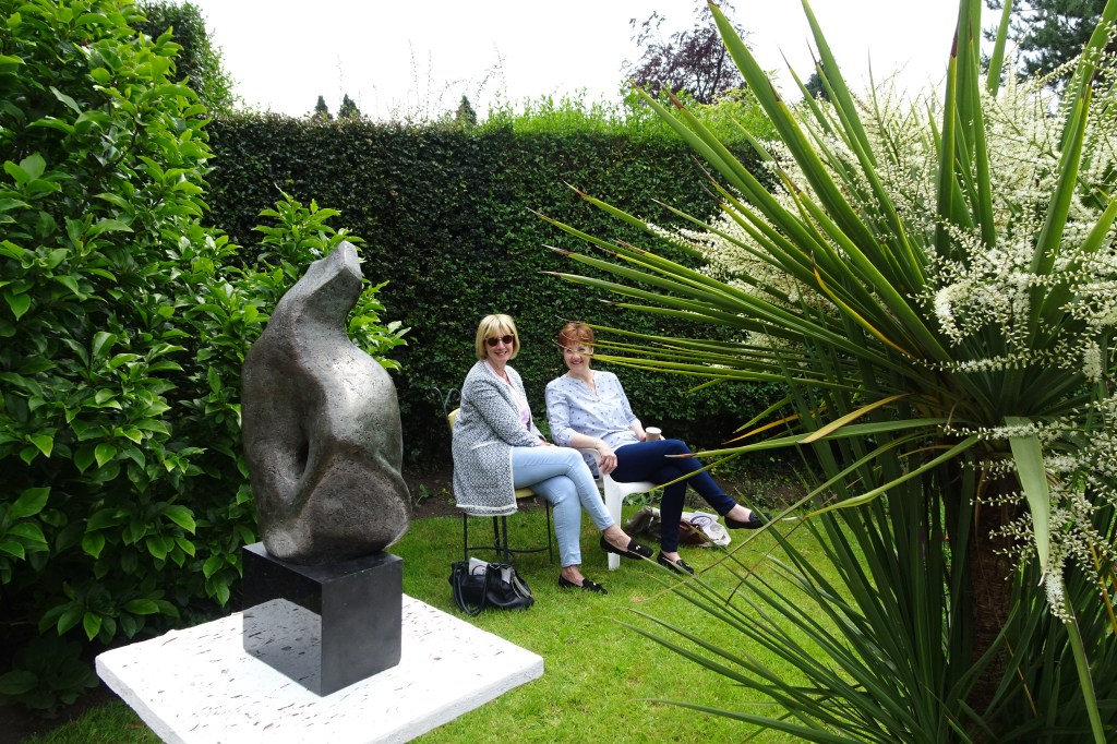 Relaxing in the garden